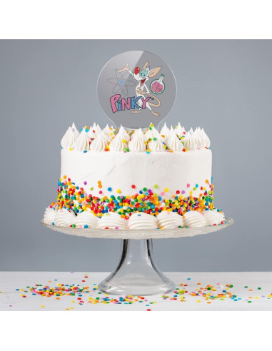Adorno de Pastel Pinky y el Cerebro 18.42 cm - Licenciado
