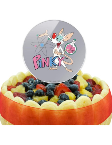 Adorno de Pastel Pinky y el Cerebro 18.42 cm - Licenciado