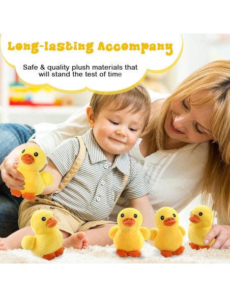 Set de Juguetes de Peluche Kasyat - 6 Patos de 34.9 cm Set de Juguetes de Peluche Kasyat - 6 Patos de 34.9 cm