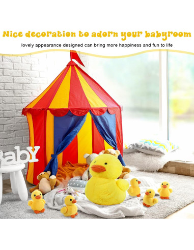 Set de Juguetes de Peluche Kasyat - 6 Patos de 34.9 cm
