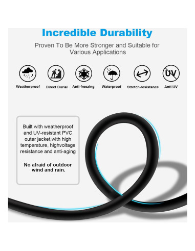 Cable Ethernet CAT8 DDMALL 0.46m Alta Velocidad Blindado