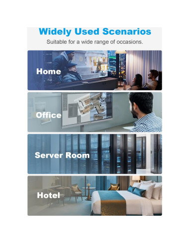Cable Ethernet CAT8 DDMALL 0.46m Alta Velocidad Blindado