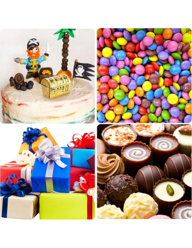 100 Mini Cofres del Tesoro Pirata Zhanmai - Almacenamiento Joyería