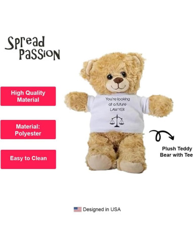 Oso de Peluche SpreadPassion 25.4 cm Futuro Abogado