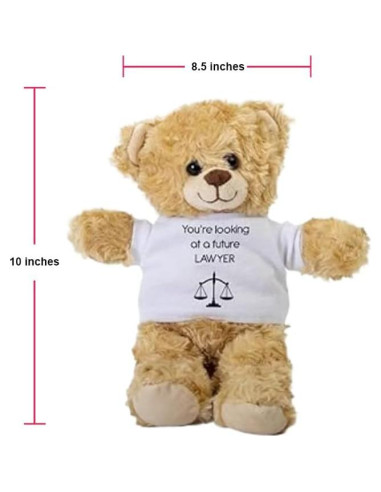 Oso de Peluche SpreadPassion 25.4 cm Futuro Abogado