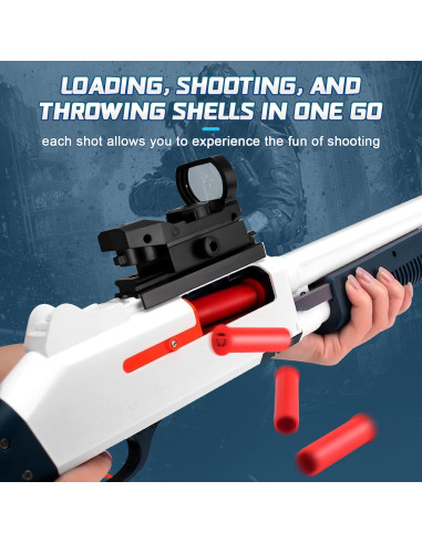 Blaster de Dardos Zhenduo 76.2 cm con Conchas Eyectables