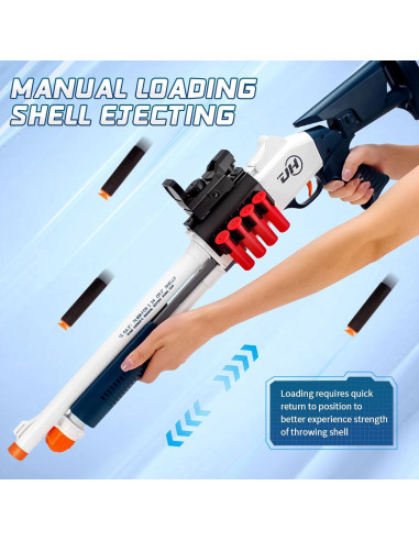 Blaster de Dardos Zhenduo 76.2 cm con Conchas Eyectables