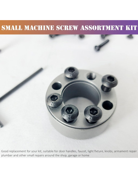 Kit de Tornillos M2 M3 M4 M5 ZTF con Tuercas y Arandelas 840PCS