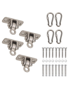 Soportes de Columpio Butizone Acero Inoxidable 304 Juego de 4