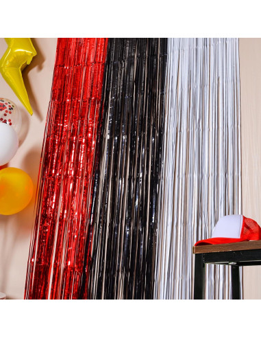 Cortinas de Flecos de Aluminio Mega-Loopolis 1x2m 2 Piezas