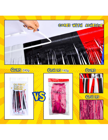 Cortinas de Flecos de Aluminio Mega-Loopolis 1x2m 2 Piezas