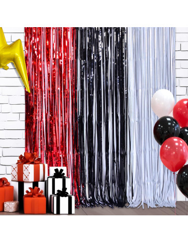 Cortinas de Flecos de Aluminio Mega-Loopolis 1x2m 2 Piezas