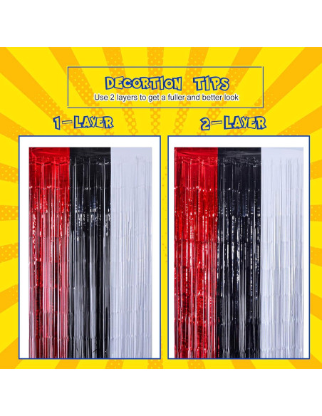 Cortinas de Flecos de Aluminio Mega-Loopolis 1x2m 2 Piezas