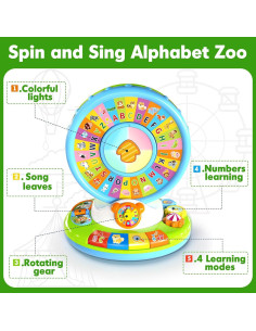Juguete Educativo Musical Aigybobo para Niños 1-3 Años 2