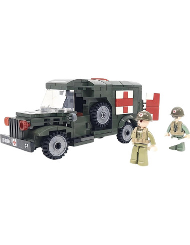 Bloques de Construcción Militar Ambulancia WWII General Jim 16cm