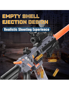 Pistola de Juguete Eléctrica Bugrtey M601 con 40 Balas Suaves 2