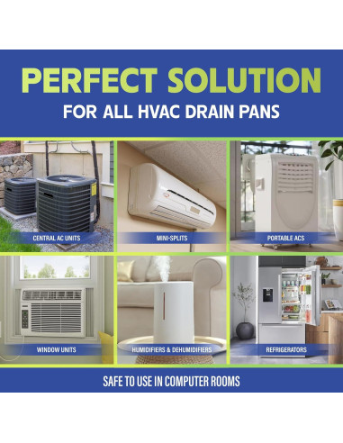 Tabletas Limpiadoras de Drenaje de AC FORTIVO - 200 Unidades