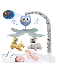 Móvil Musical para Cuna YUNGCHI con Luces y Control Remoto