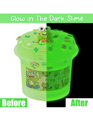 Limo Verde que Brilla en la Oscuridad Okaybee 209g