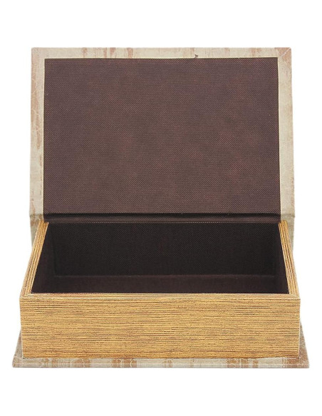 Caja de Libro Decorativa PACOLO Eclipse Lunar, Almacenamiento Secreto