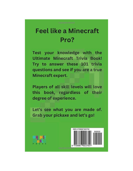The Ultimate Minecraft Trivia Book: 101 Epic Questions for Die-Hard Fans