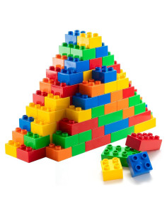Bloques de Construcción Prextex 300 Piezas Jumbo Coloridos