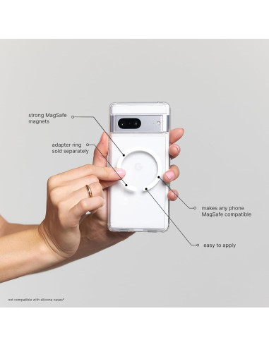 PopSockets Agarre para Teléfono MagSafe Oro Lutz - Soporte Inalámbrico