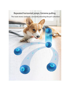 Pelota LED Interactiva para Perros Winb 5.2 cm Recargable USB 2