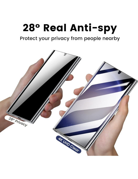 Protector de Pantalla Privado MOHAVE 2 Pack para Galaxy S23 Ultra