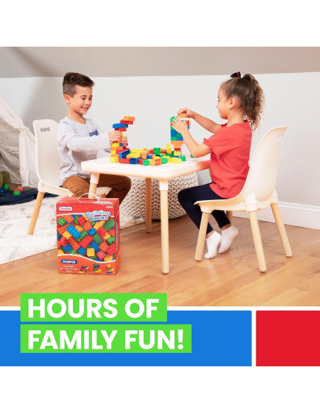 Bloques de Construcción Prextex 300 Piezas Jumbo Coloridos