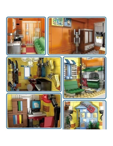 Bloques de Construcción Iluminados General Jim Café 3103 Piezas