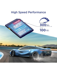 Tarjeta SD UHS-II 128GB 2-Pack Integral V60 300MB/s 2