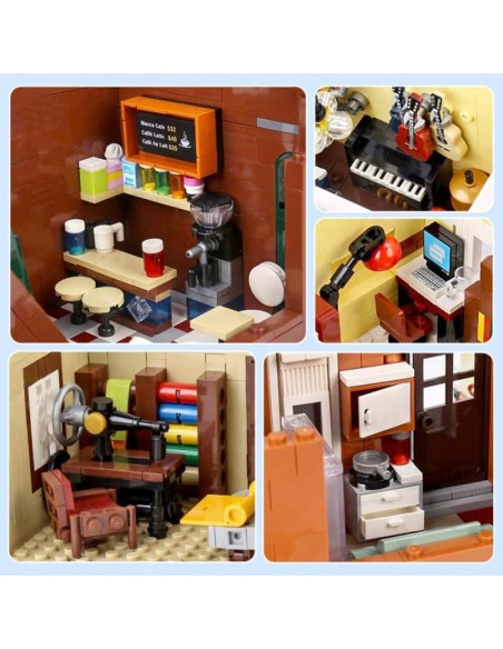 Bloques de Construcción Iluminados General Jim Café 3103 Piezas