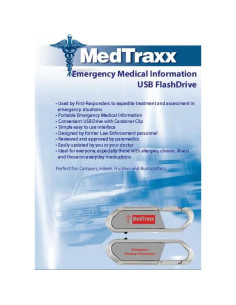 USB Flashdrive MedTraxx V4.0 Plata 0.028kg Emergencias 2