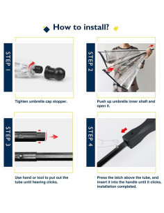 Paraguas para Perros Lesypet con Correa 31 cm y 71.9 cm 2