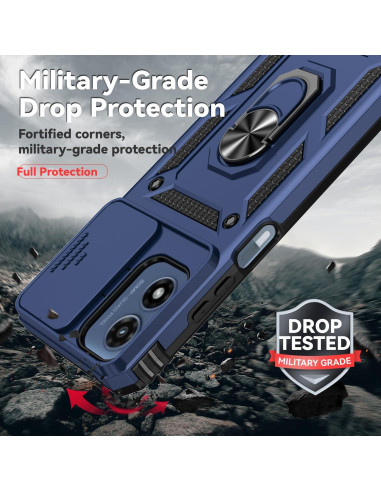 Funda Motorola Moto G Play 2024 Grado Militar Azul Marino