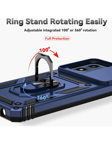 Funda Motorola Moto G Play 2024 Grado Militar Azul Marino