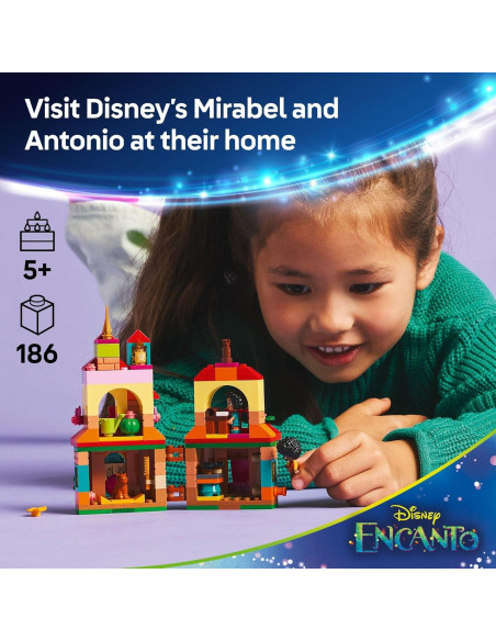 LEGO Mini Casa Encanto 43261 - Juguete para Niños 5+