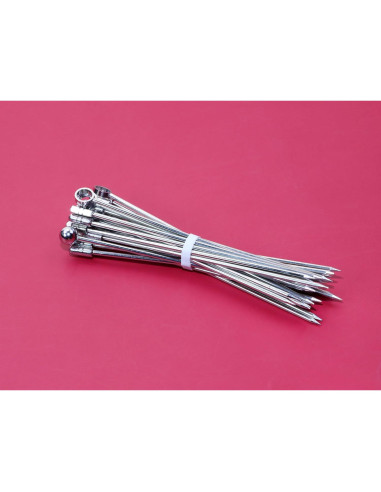 Cintas de Cable de Silicona ONLYKXY 200 Piezas 8x5mm Blancas