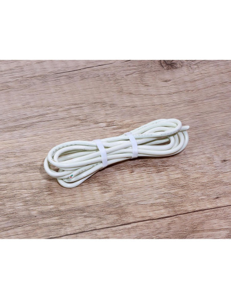 Cintas de Cable de Silicona ONLYKXY 200 Piezas 8x5mm Blancas