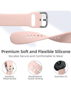 Correas de Silicona Suave GloryFit 22mm - Paquete de 5 2