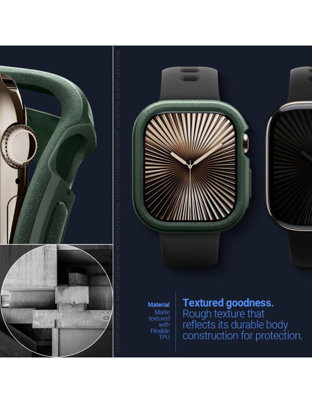 Funda Caseology Vault para Apple Watch Series 10 46mm Verde