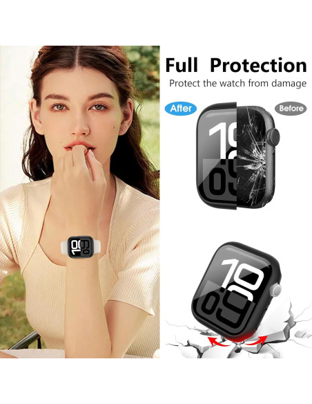 28 Fundas para Apple Watch Series 9/8/7 45mm con Protector
