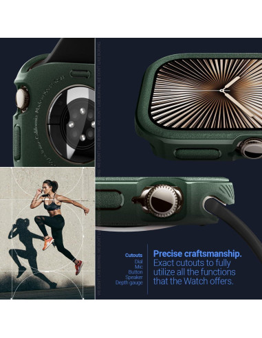 Funda Caseology Vault para Apple Watch Series 10 46mm Verde