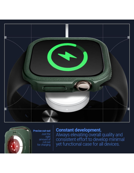 Funda Caseology Vault para Apple Watch Series 10 46mm Verde