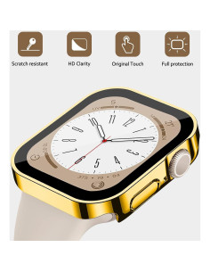 Protector de Pantalla Vidrio Templado EIHAIHIS para Apple Watch 40mm 44mm 2