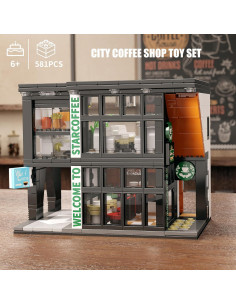 Juego de Bloques de Construcción TYCOLE Cafetería 581 Piezas 2