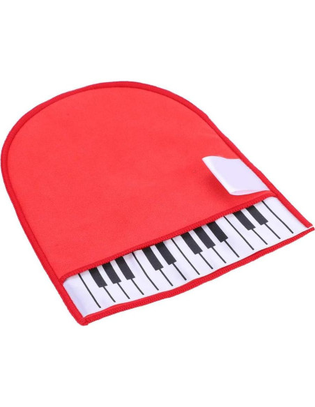 Guante de Limpieza de Piano Microfibra Liebe - Rojo 18.5x15cm
