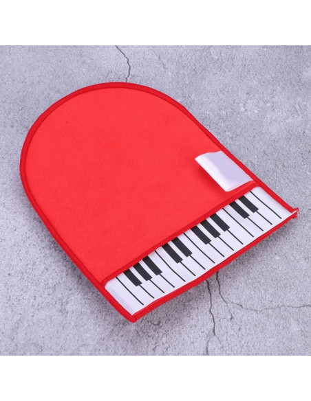 Guante de Limpieza de Piano Microfibra Liebe - Rojo 18.5x15cm