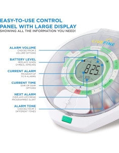 Dispensador Automático de Pastillas Live Fine 28 Días LCD 2